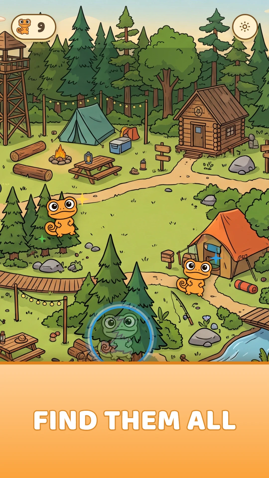 Chameleon: Hidden Object Game screenshot